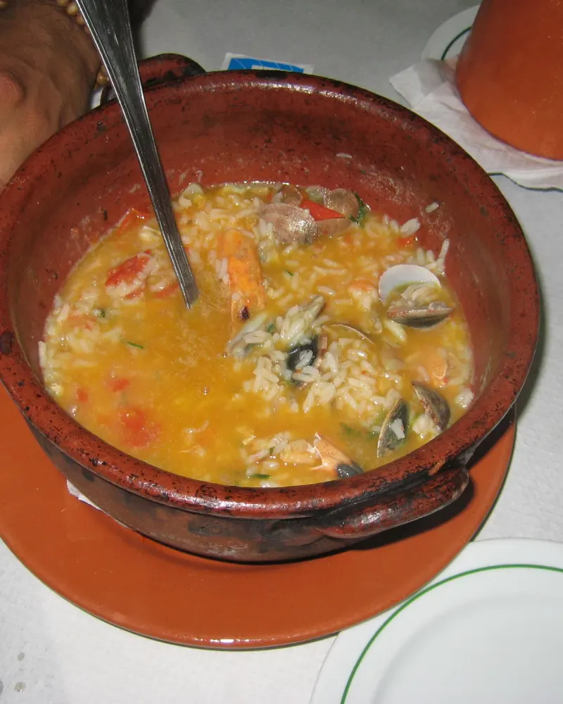 Arroz de marisco, a dish to share