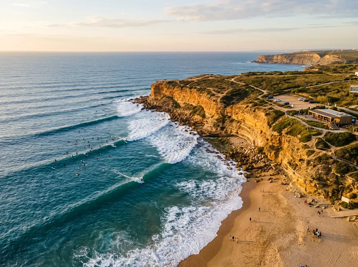 Ribeira d'Ilhas, Long right-hand point break, Ericeira