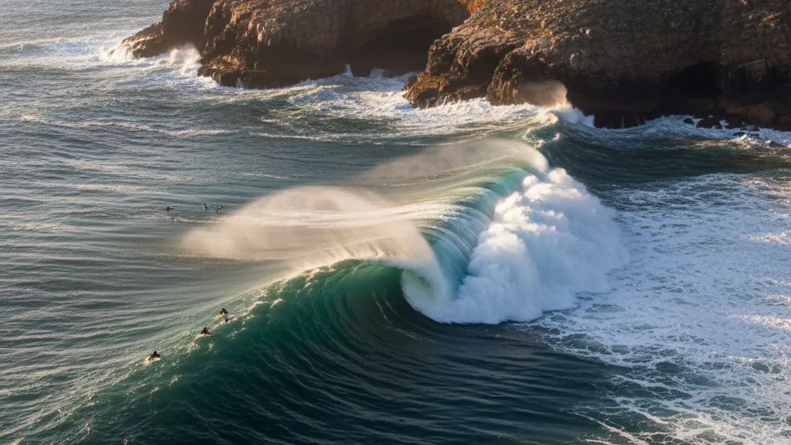 São Lourenço, Reef de direita de ondas grandes, Ericeira